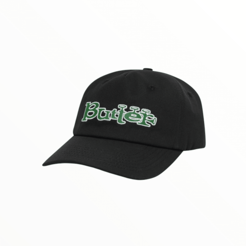 Butter Goods Trumpet 5 Panel Cap - Black - Spin Limit Boardshop