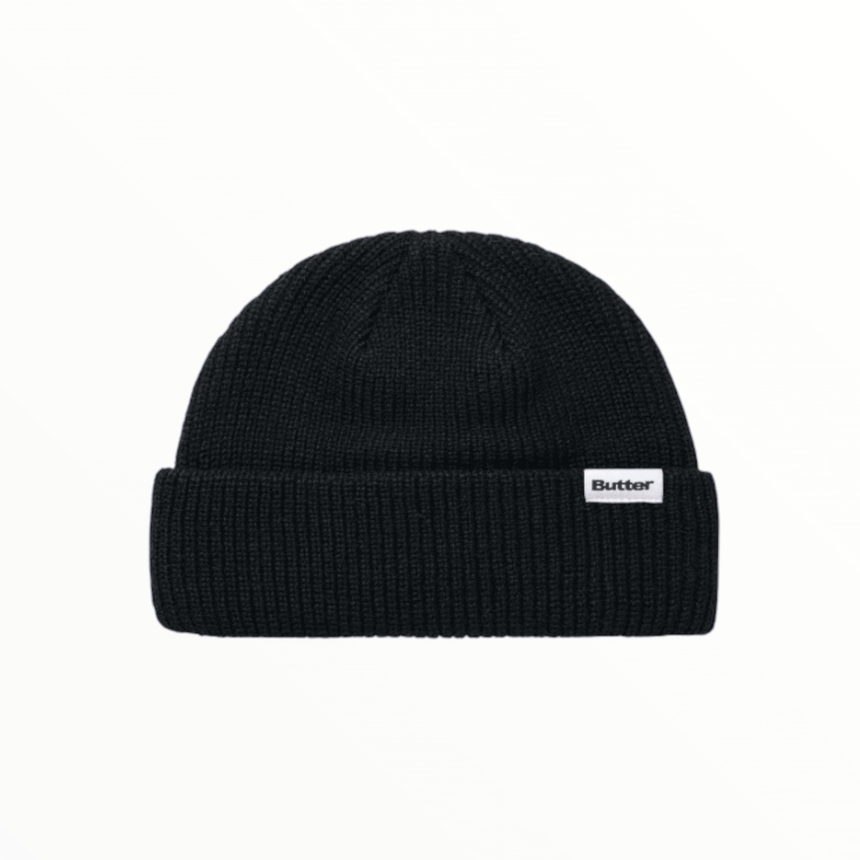 Butter Goods Wharfie Beanie - Black - Spin Limit Boardshop