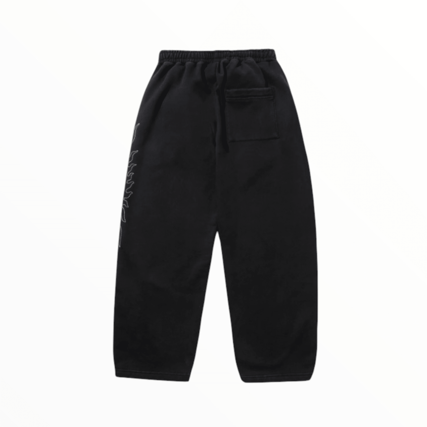 Butter Goods Wide Cut Denim Pants - Flat Black - Spin Limit Boardshop