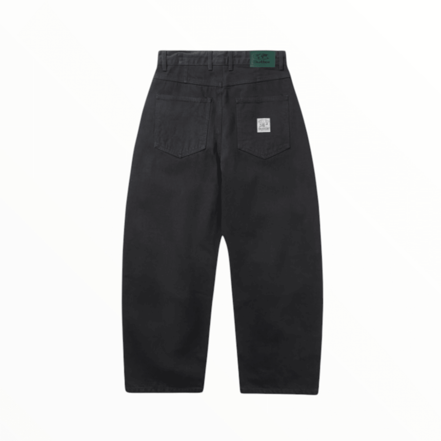 Butter Goods Wide Cut Denim Pants - Flat Black - Spin Limit Boardshop