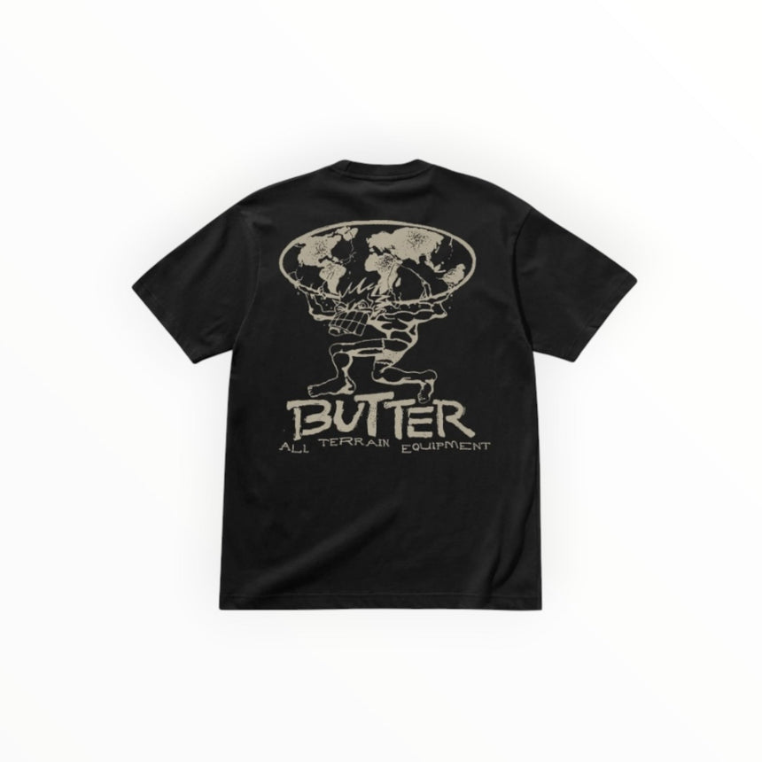 Butter Terrain Tee - Black - Spin Limit Boardshop