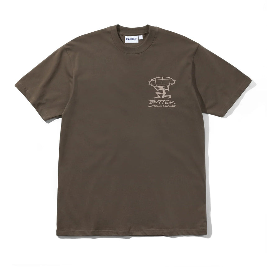 Butter Terrain Tee - Brown - Spin Limit Boardshop