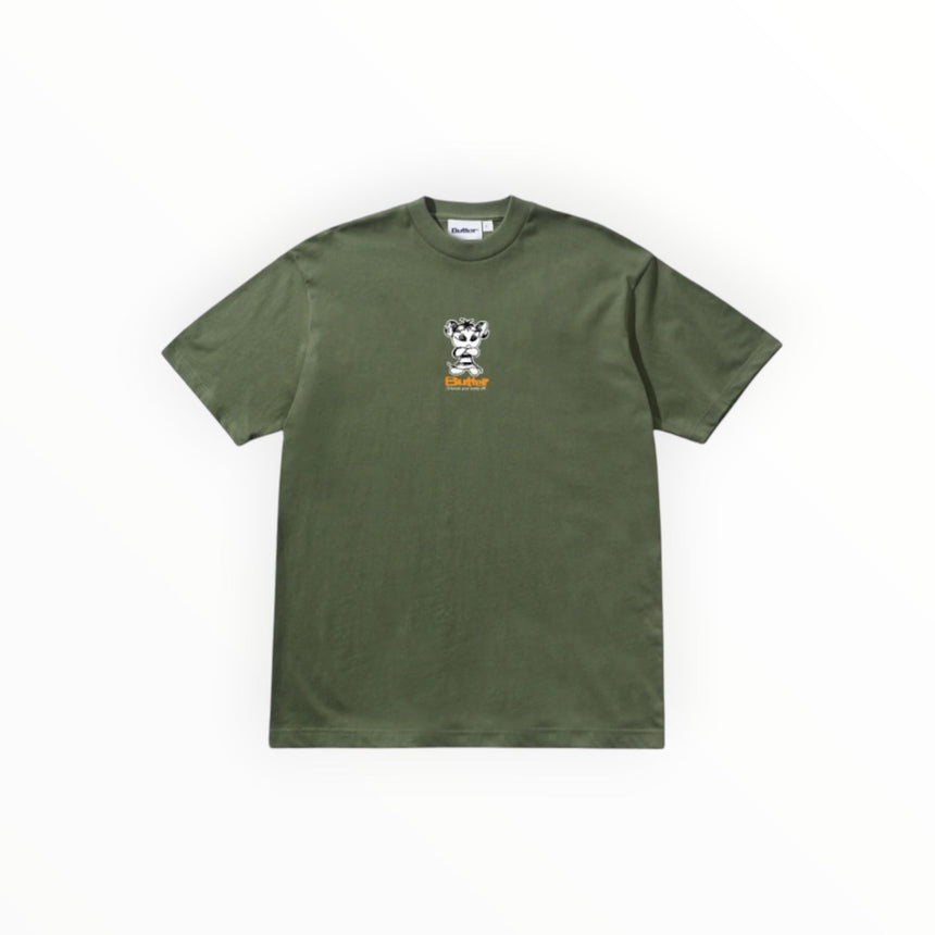 Butter Vexed Tee - Army - Spin Limit Boardshop