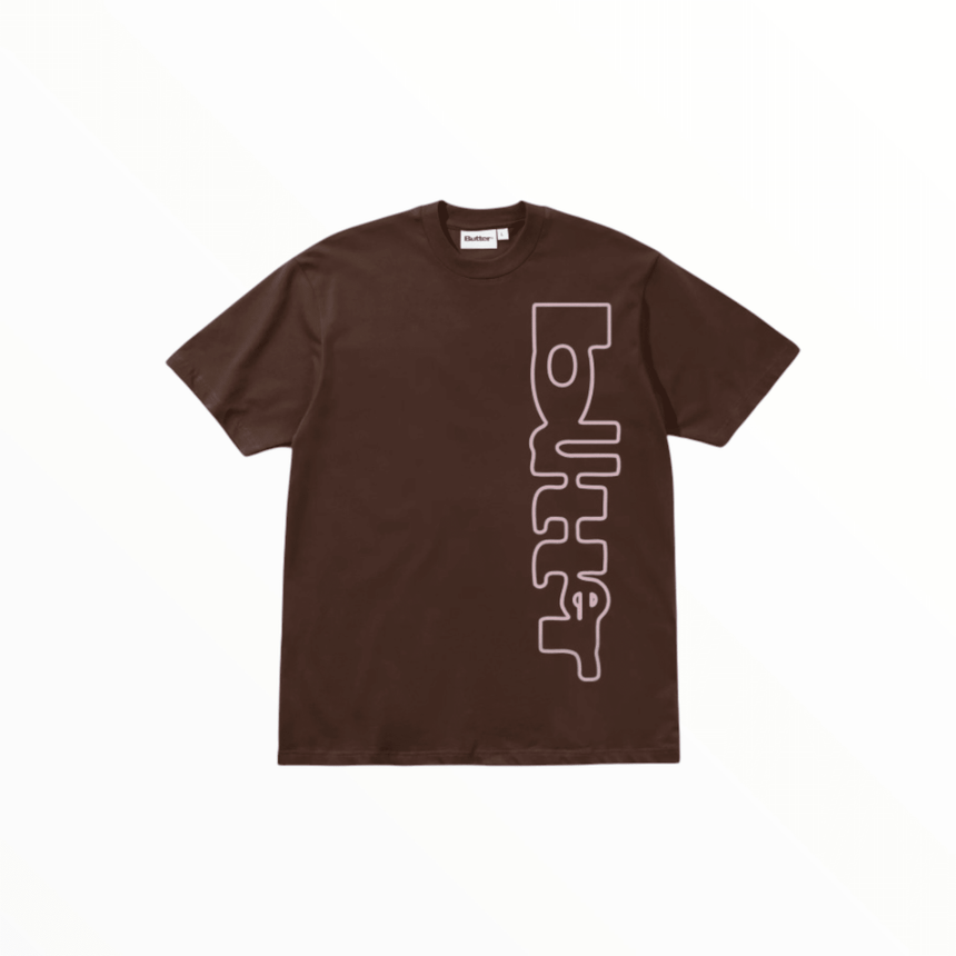 Butter Warped Tee - Chestnut - Spin Limit Boardshop