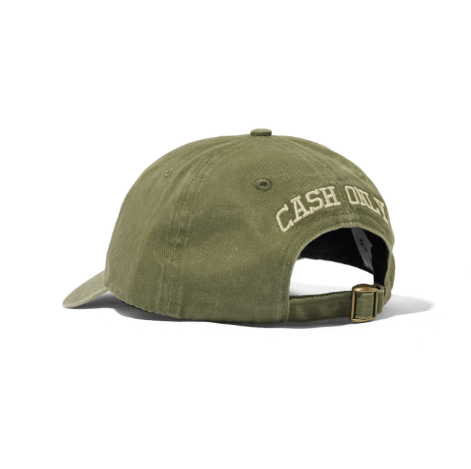 Cash Only Campus Snapback - Washed Olive - Spin Limit Boardshop