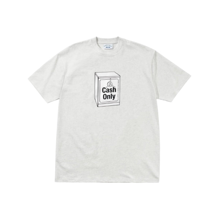 Cash Only Cash Safe Tee - Ash - Spin Limit Boardshop