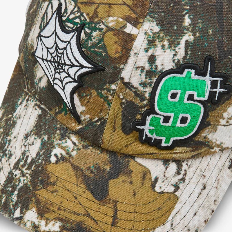 Cash Only Service 6 Panel Cap Snapback - Foliage Camo - Spin Limit Boardshop