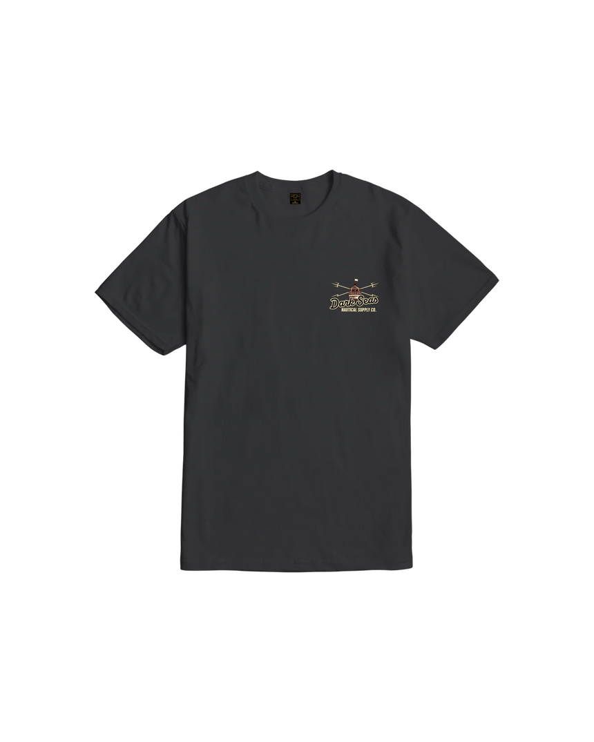 Dark Seas Beacon Tee - Charcoal - Spin Limit Boardshop
