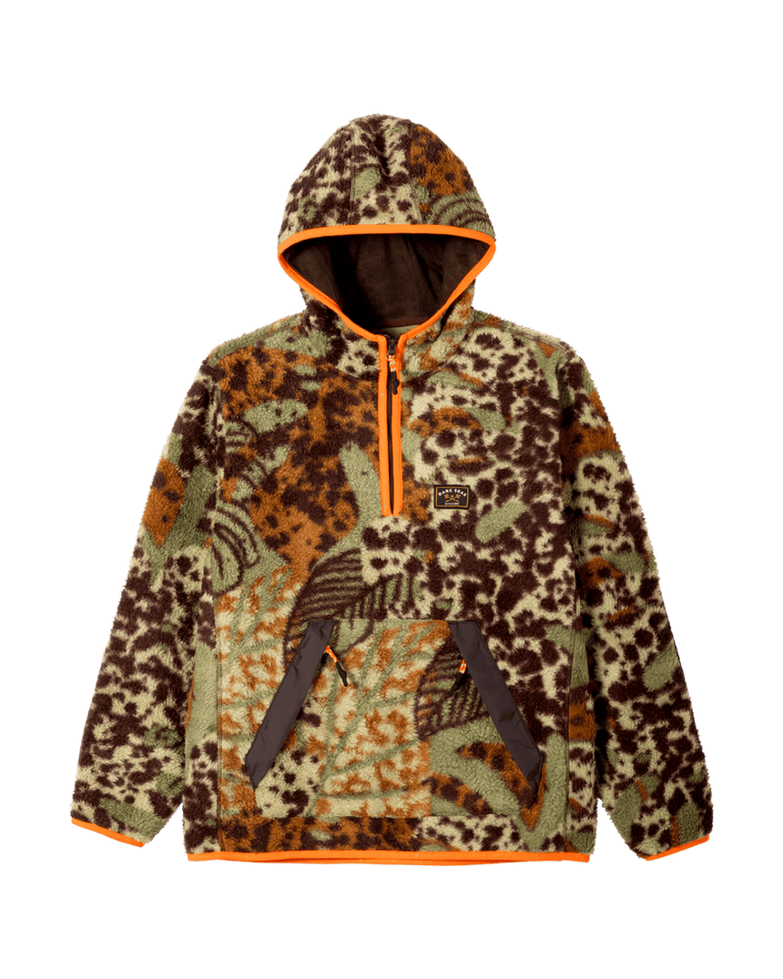 Dark Seas Glendora Sherpa Hooded Anorak - Camo - Spin Limit Boardshop