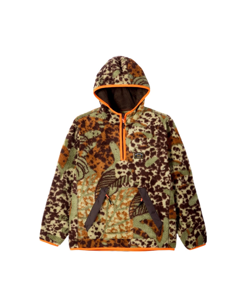 Dark Seas Glendora Sherpa Hooded Anorak - Camo - Spin Limit Boardshop