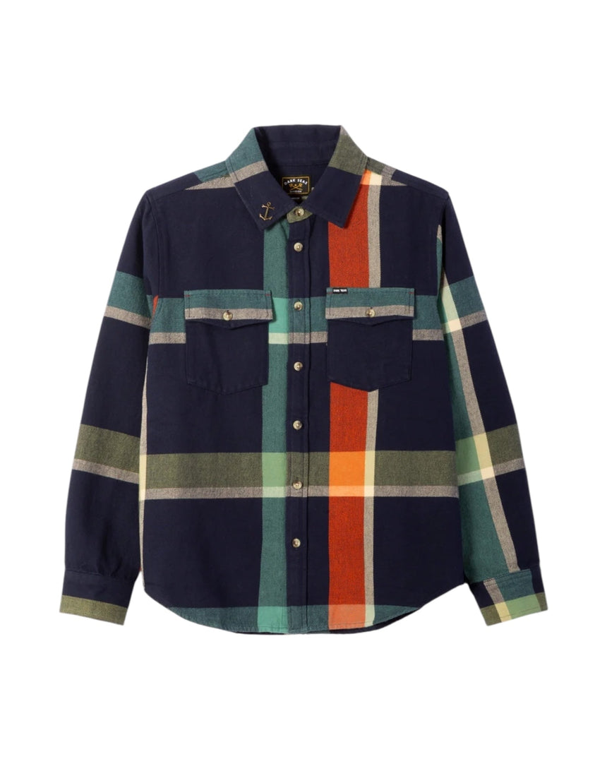 Dark Seas Mojave Shirt - Navy - Spin Limit Boardshop
