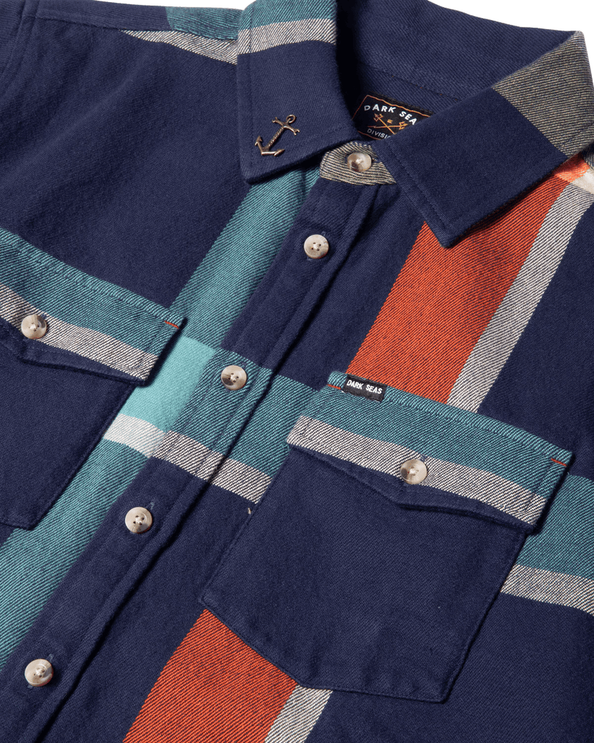 Dark Seas Mojave Shirt - Navy - Spin Limit Boardshop