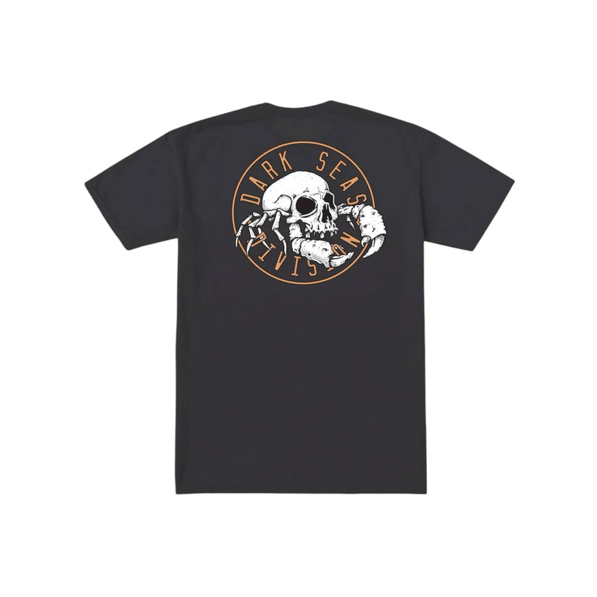 Dark Seas Prehistoric Wicking Tee - Charcoal - Spin Limit Boardshop