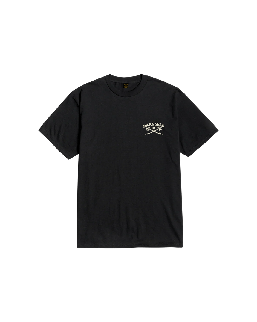 Dark Seas Skimmer Tee - Black - Spin Limit Boardshop