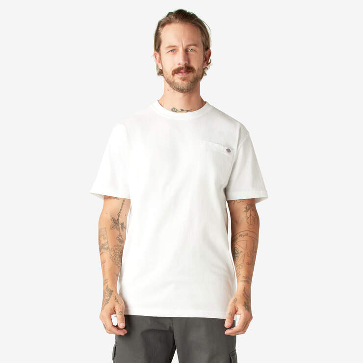 Dickies Heavy Tee - White - Spin Limit Boardshop