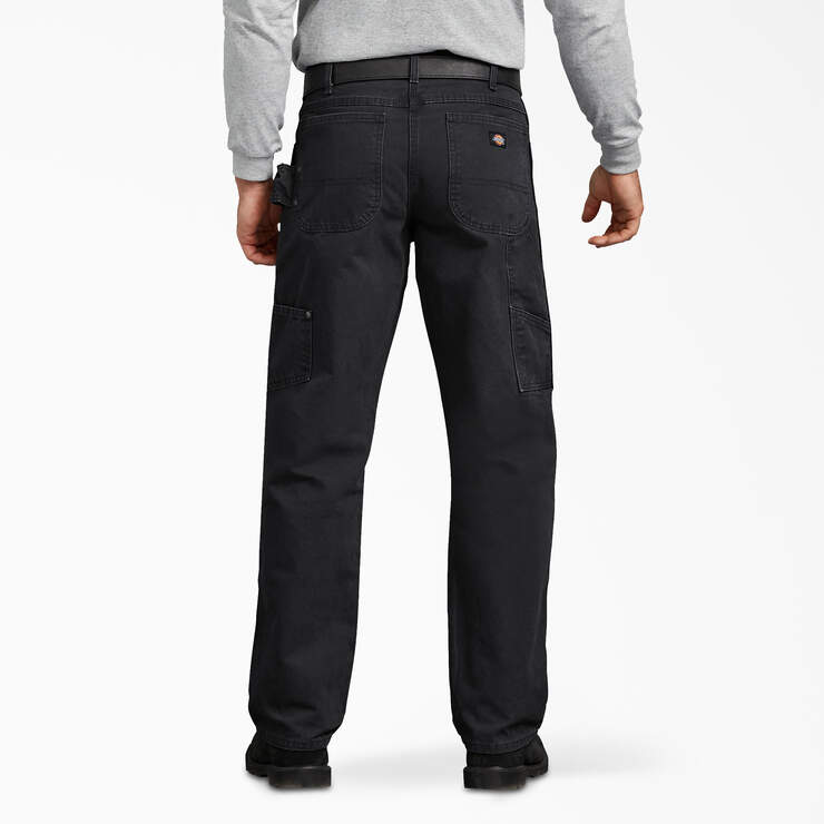 Dickies Sanded Duck Carpenter Work Pant - Rinsed Black - Spin Limit Boardshop