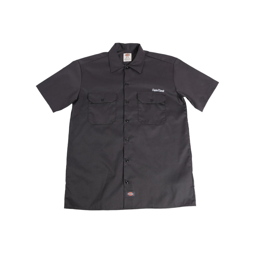 Dickies Work Shirt - Charcoal - Spin Limit Boardshop
