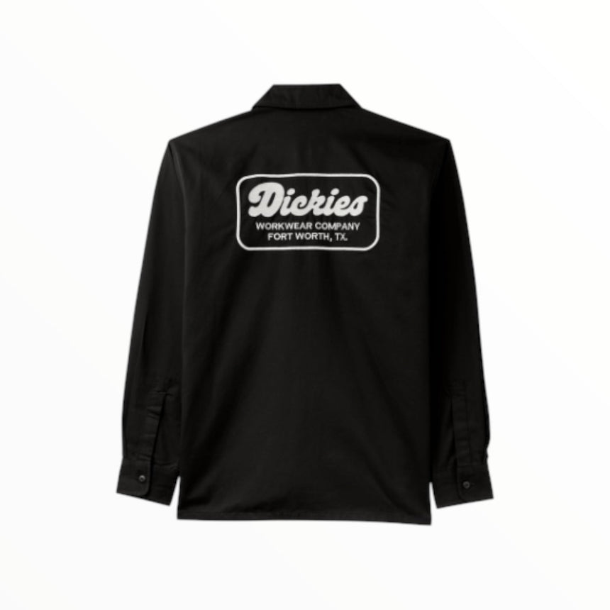 Dickies Woven Twill Shirt - Black - Spin Limit Boardshop