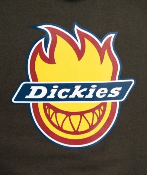 Dickies X Spitfire Pullover Hoodie - Green - Spin Limit Boardshop