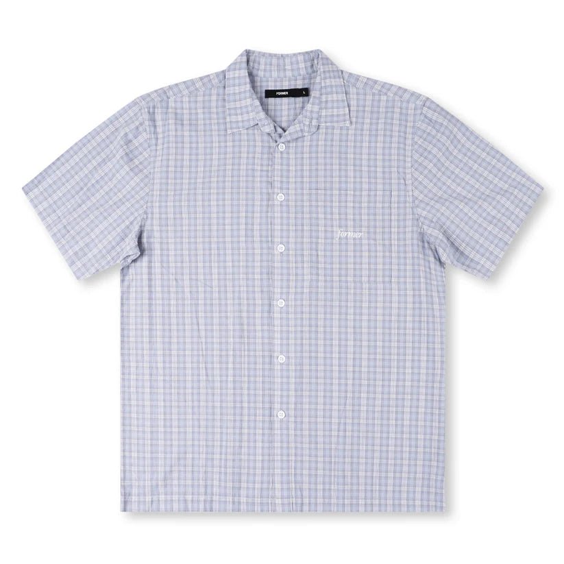 Former Manners Check Shirt - Bleu - Spin Limit Boardshop