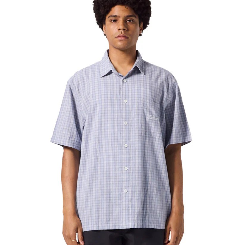 Former Manners Check Shirt - Bleu - Spin Limit Boardshop