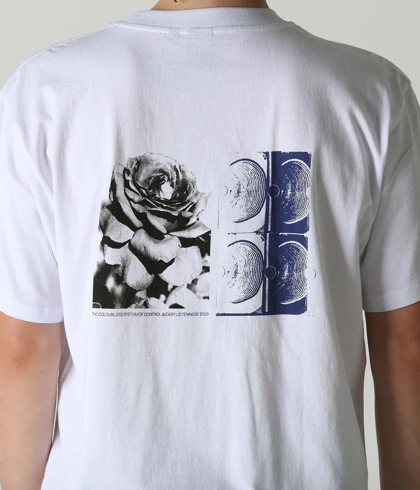 Former Rose Crux Tee - White - Spin Limit Boardshop