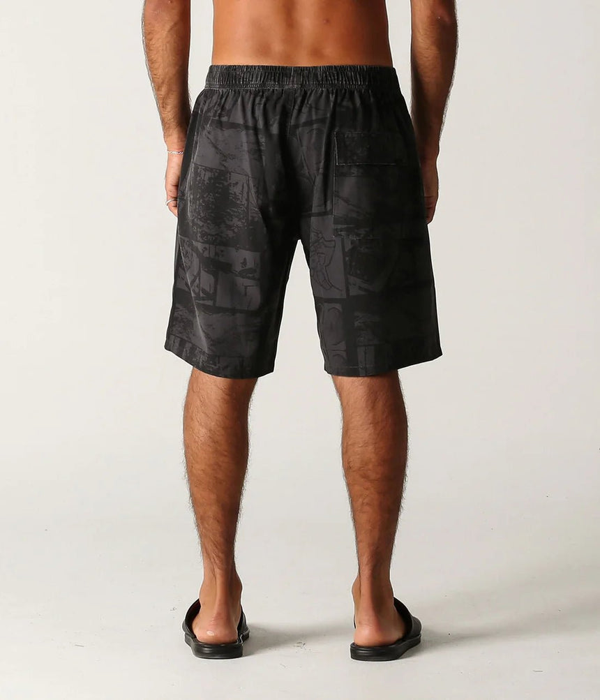 Former Swans Requiem Swim Short - Black Grey - Spin Limit Boardshop