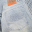 Frosted Classic Wavy Jeans Pants - Sunfaded Light Blue - Spin Limit Boardshop
