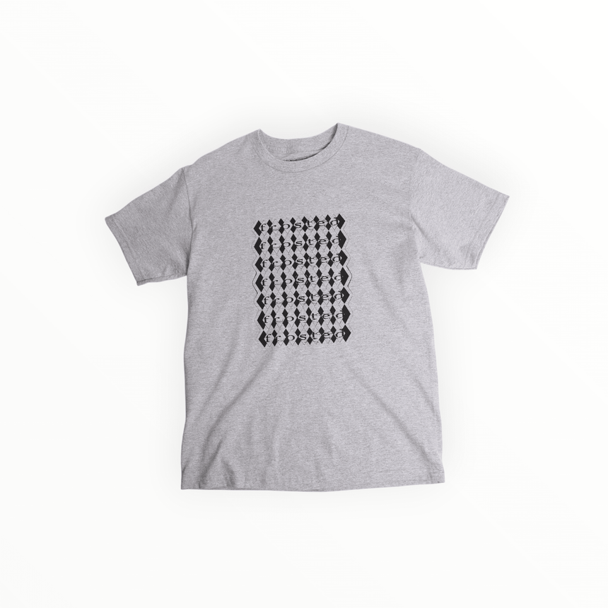 Frosted Diamond Graphic Tee - Heather Grey - Spin Limit Boardshop