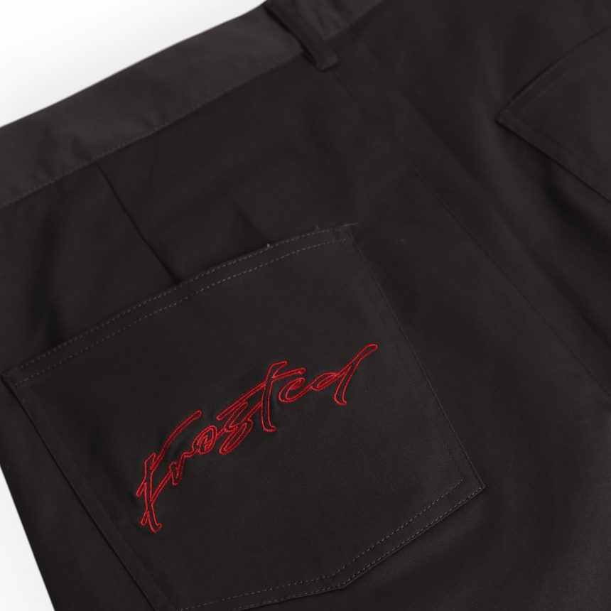 Frosted Double Pleated Shorts - Dark Olive - Spin Limit Boardshop
