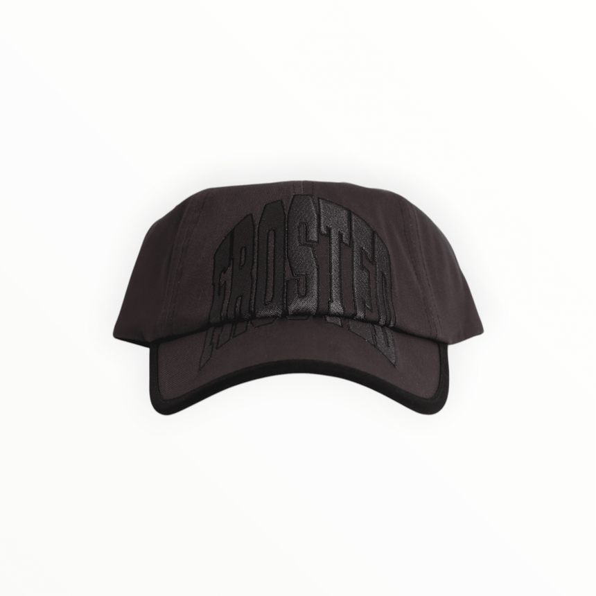 Frosted Embroidery Cap - Grey Black - Spin Limit Boardshop