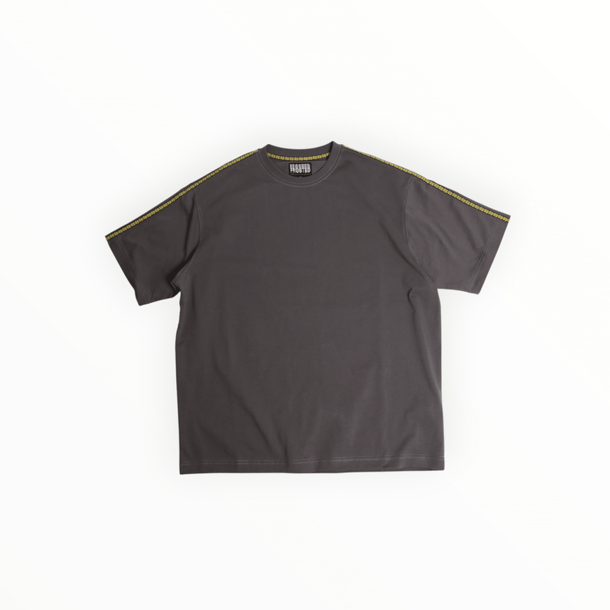 Frosted Striped Tee - Grey Striped - Spin Limit Boardshop