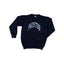 Frosted Vintage Uni Logo Crewneck - Black - Spin Limit Boardshop