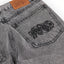 Frosted Wavy Jorts - Acid Grey - Spin Limit Boardshop