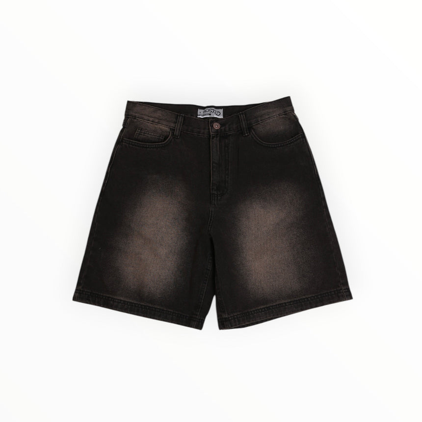 Frosted Wavy Jorts - Chocolate Brown - Spin Limit Boardshop