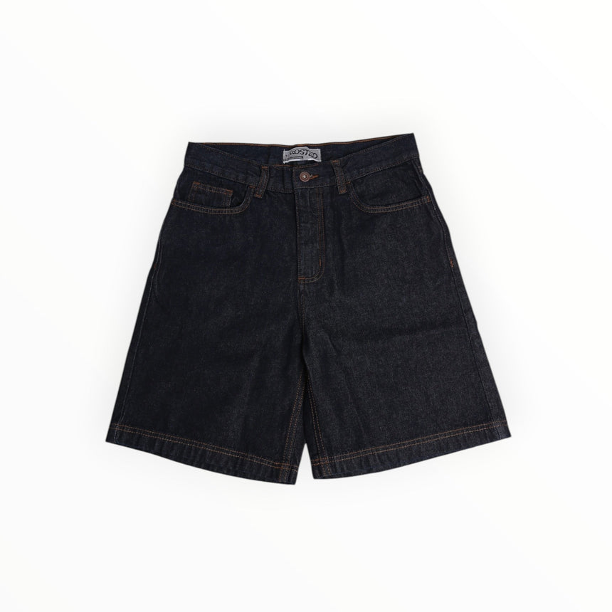 Frosted Wavy Jorts - Selvedge Blue - Spin Limit Boardshop