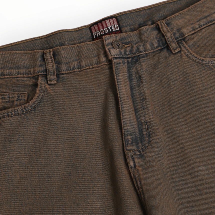 Frosted Wavy Shorts - Faded Khaki - Spin Limit Boardshop