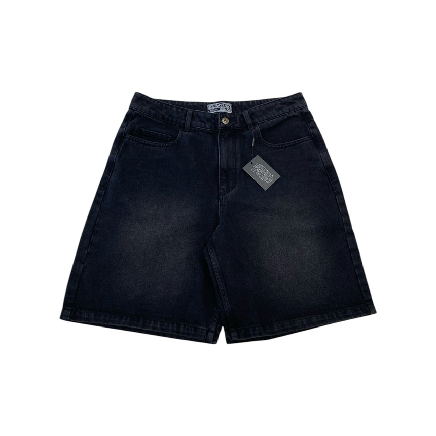 Frosted Wavy Shorts - Off Black - Spin Limit Boardshop
