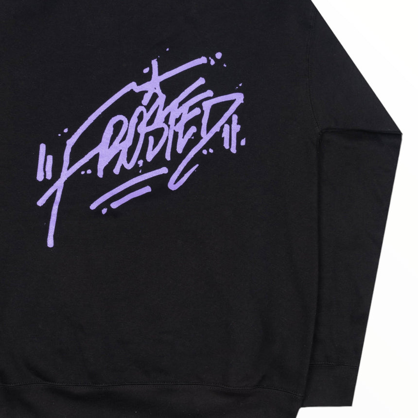Frosted x Asar Stuff Hood - Black - Spin Limit Boardshop