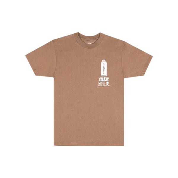 Frosted x MTN Paintcan Graphic Tee - Brown - Spin Limit Boardshop