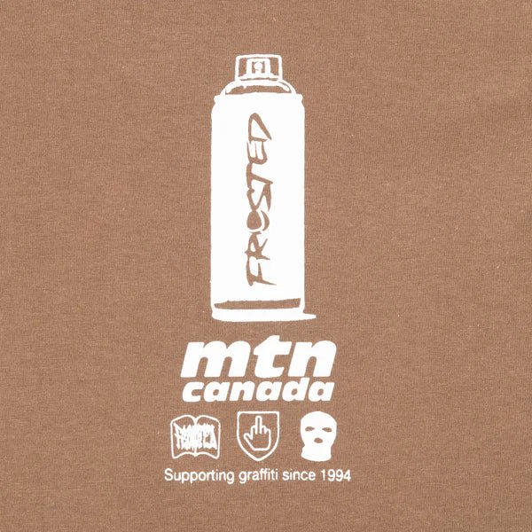 Frosted x MTN Paintcan Graphic Tee - Brown - Spin Limit Boardshop