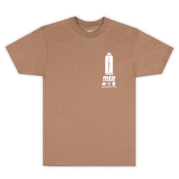 Frosted x MTN Paintcan Graphic Tee - Brown - Spin Limit Boardshop