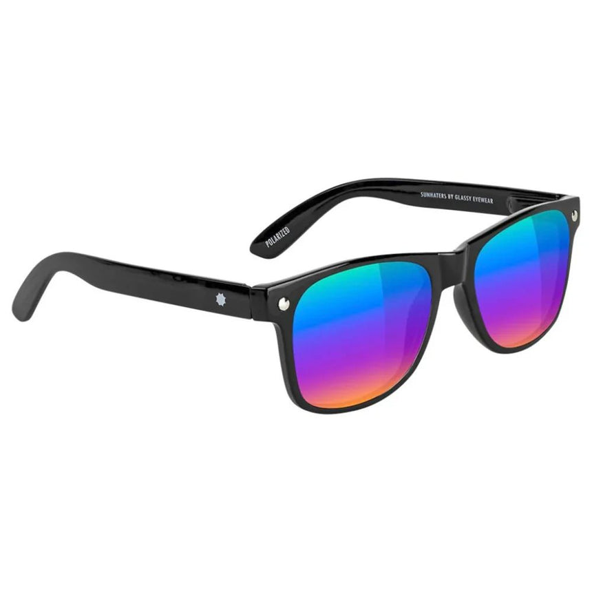 Glassy Leonard Polarized - Black Color Mirror Polarized - Spin Limit Boardshop