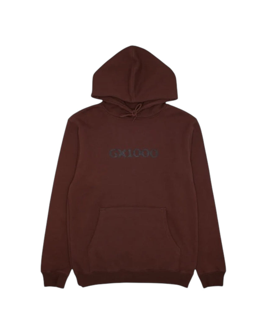 GX1000 OG Logo Hood - Brown - Spin Limit Boardshop