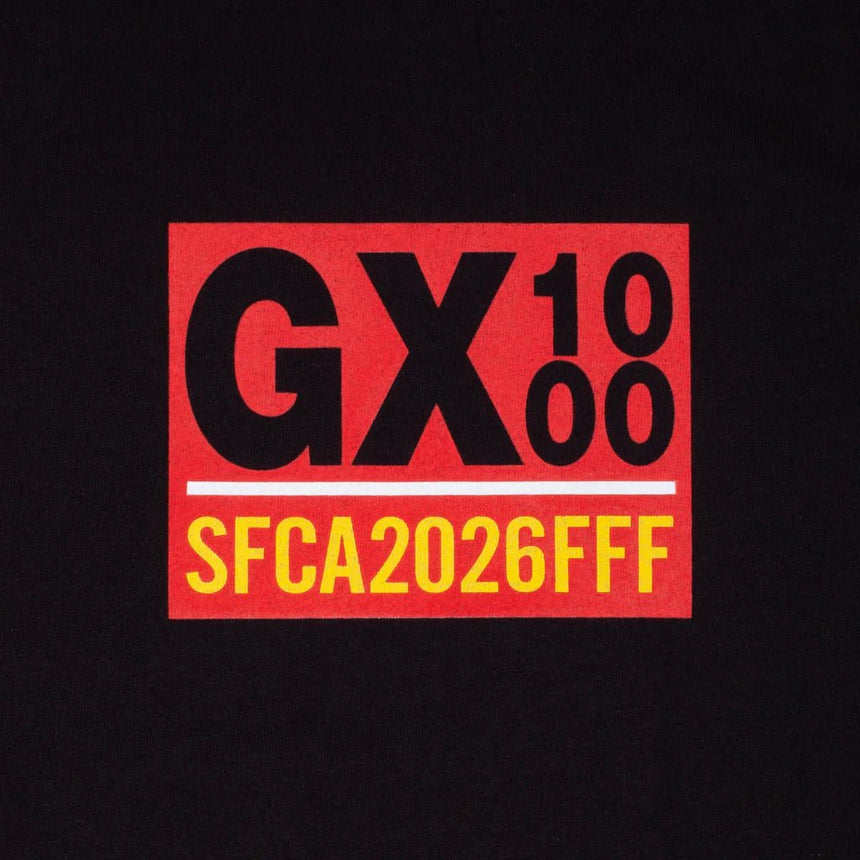 GX1000 SFCA Tee - Black - Spin Limit Boardshop