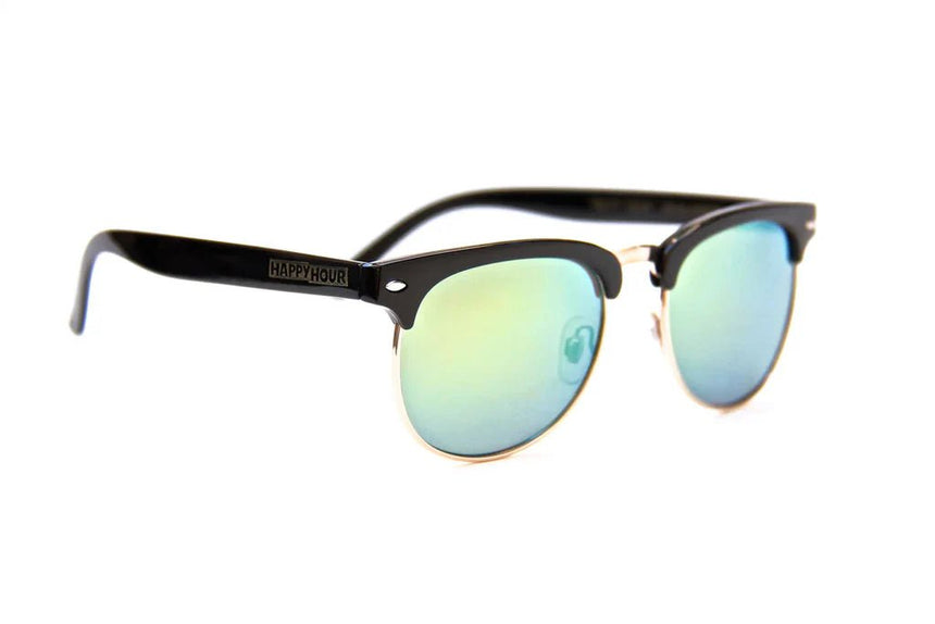 Happy Hour G2's Gloss Black Gold Mirror - Spin Limit Boardshop