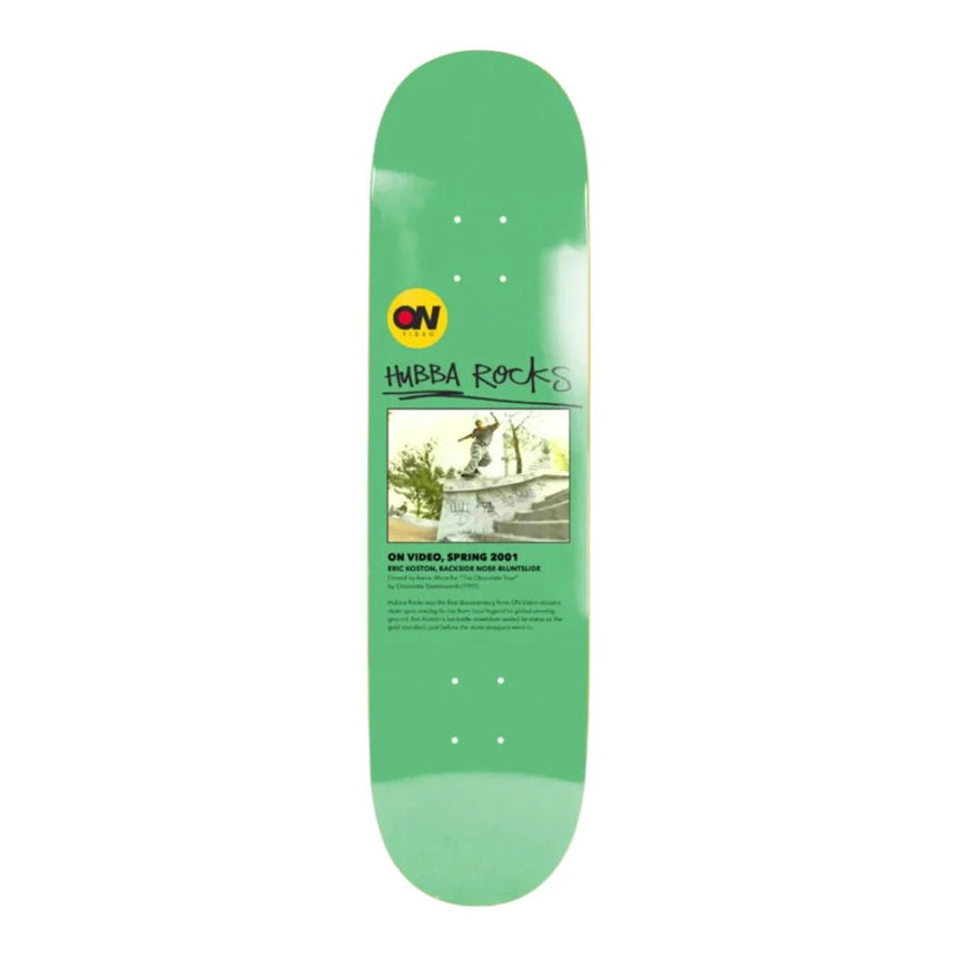 Heritage On Video Hubba Rocks Deck - 8.375 - Spin Limit Boardshop