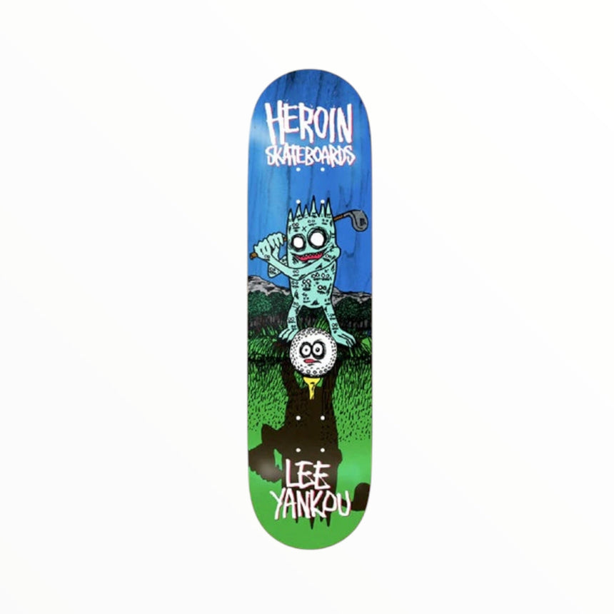 Heroin Lee Yankou Golf Imp Deck - 8.25 - Spin Limit Boardshop