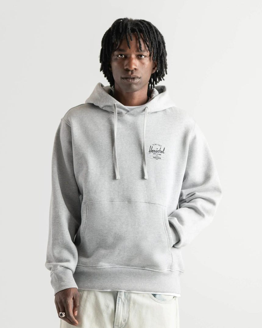 Herschel Basic Hoodie - Heather Light - Spin Limit Boardshop