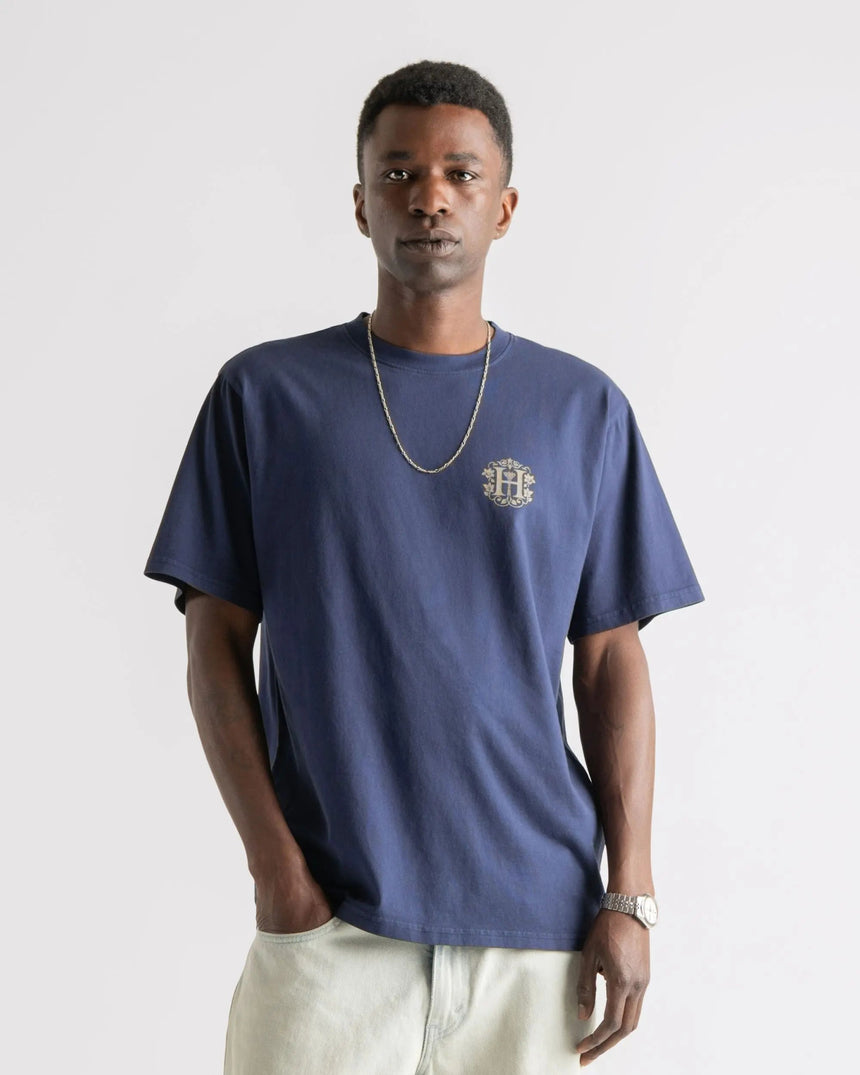 Herschel Crest Tee - Dark Navy - Spin Limit Boardshop